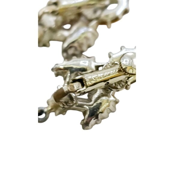 Vintage Signed Coro AB Style Clip Earrings (A503) - Picture 4 of 6